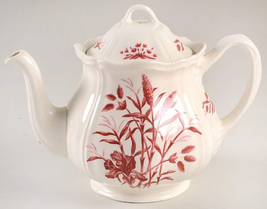 Iris Teapot & Lid by Wedgwood-1