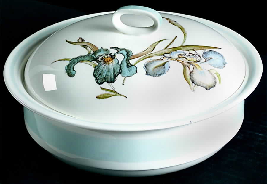 Iris Round Covered Vegetable by Wedgwood-1