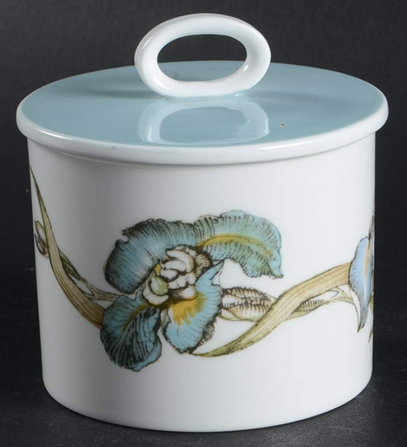 Iris Sugar Bowl & Lid by Wedgwood-1