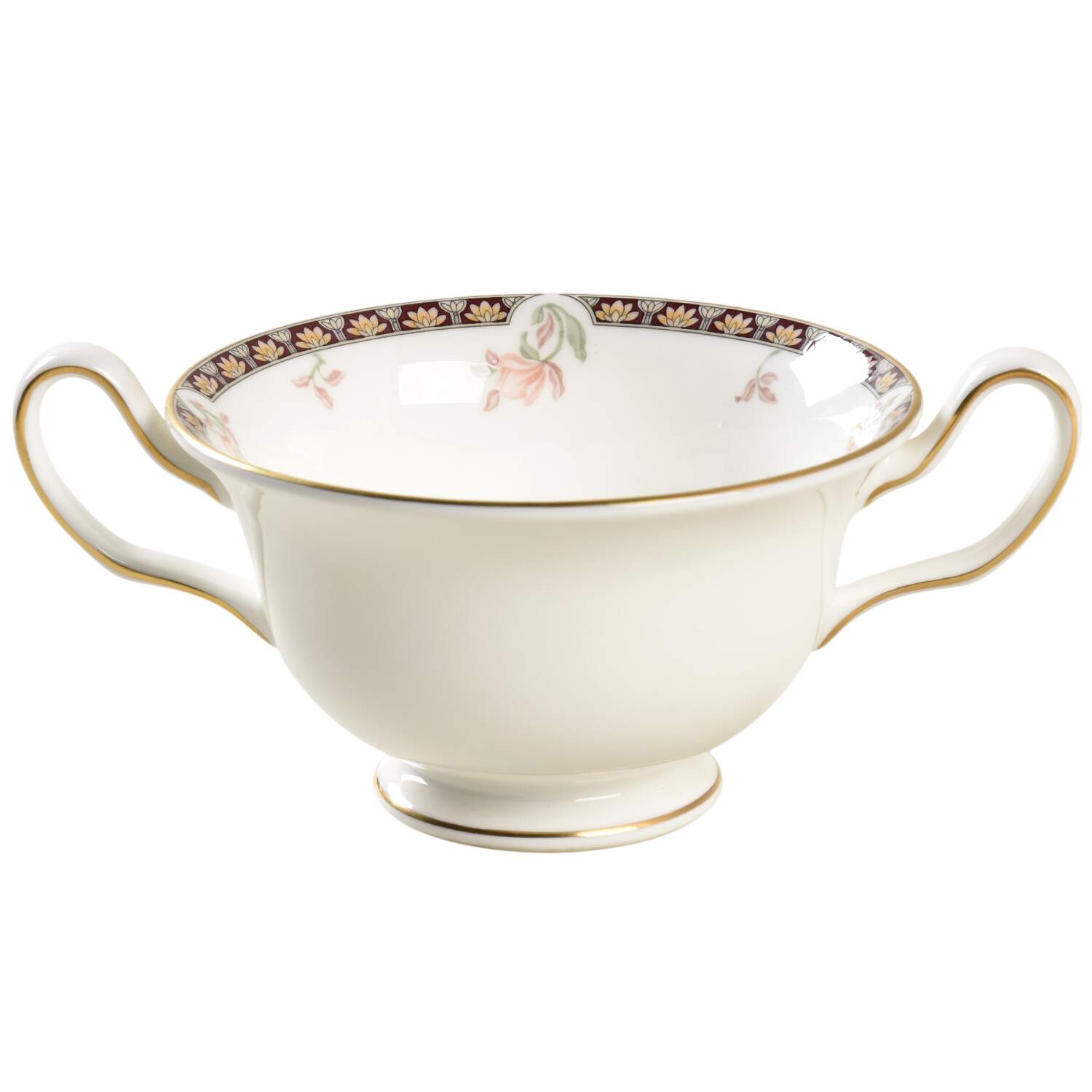 Isis Footed Cream Soup Bowl by Wedgwood-1