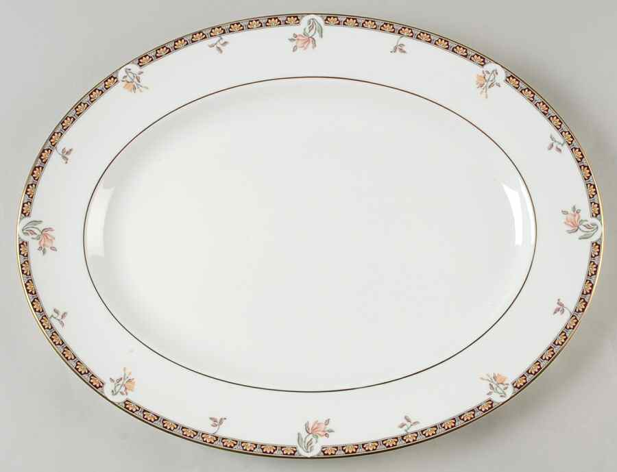 Isis 15" Oval Serving Platter by Wedgwood-1