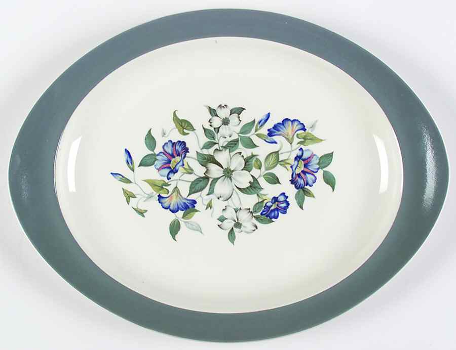 Isis 12" Oval Serving Platter by Wedgwood-1