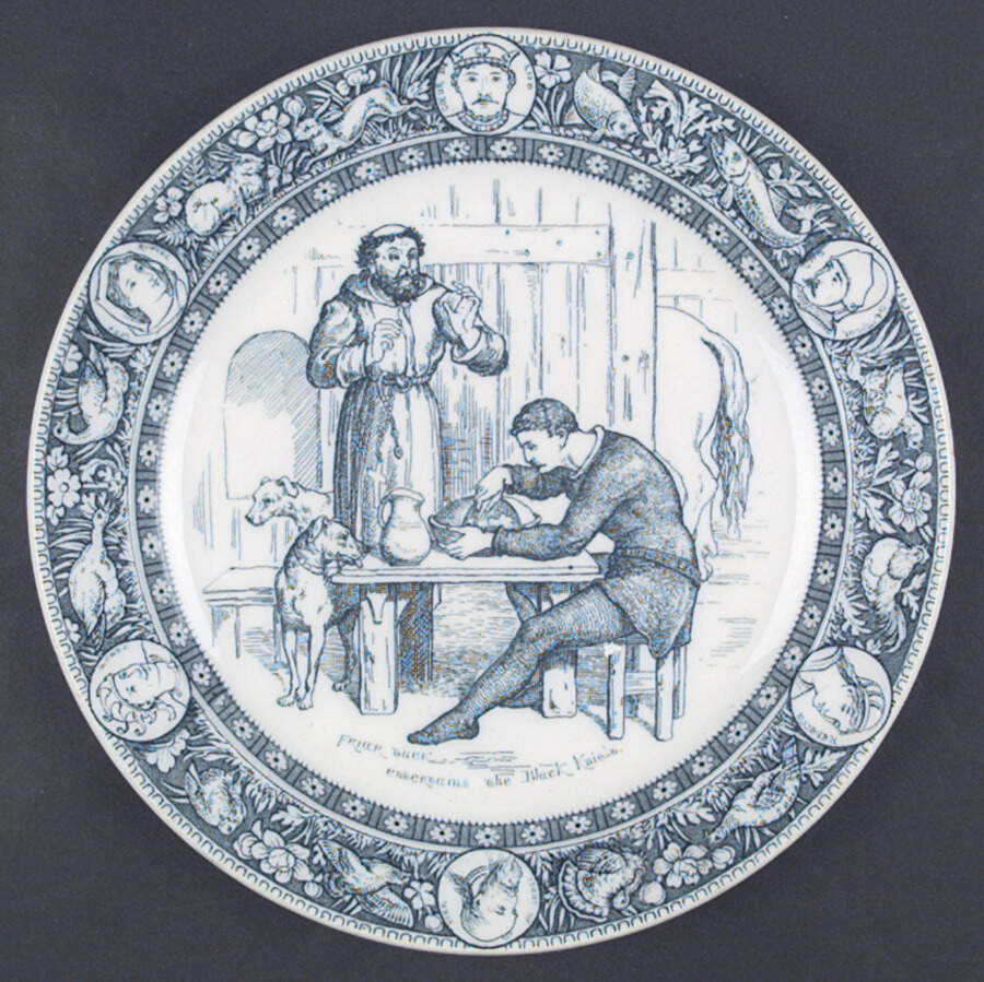 Ivanhoe (Blue Gray Design) Dinner Plate by Wedgwood-1