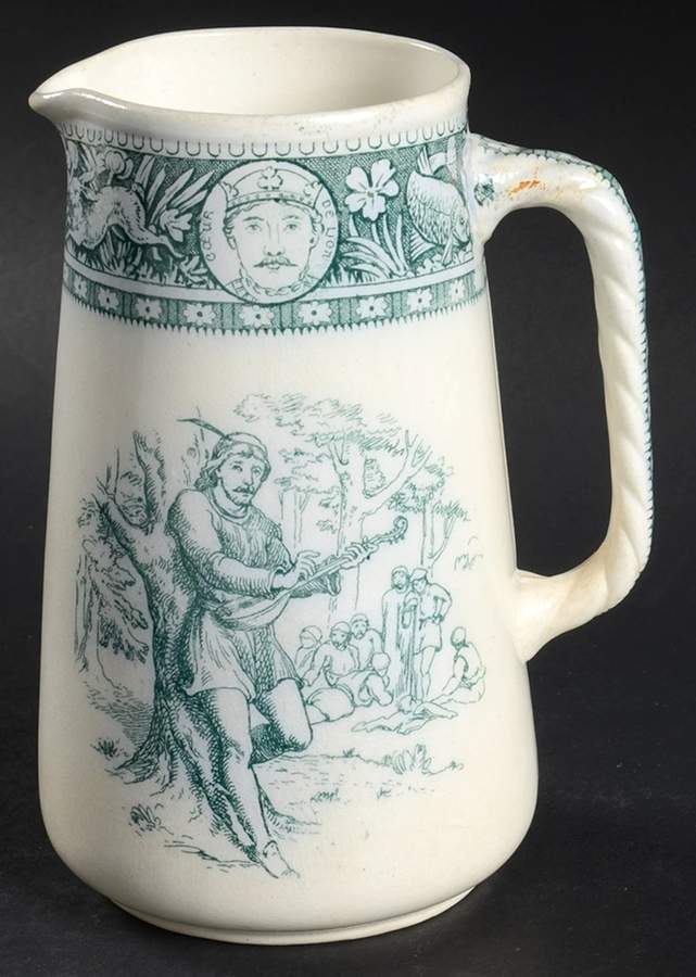 Ivanhoe (Blue Gray Design) 16 Oz Pitcher by Wedgwood-1
