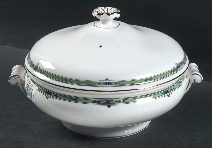 Jade Round Covered Vegetable by Wedgwood-1