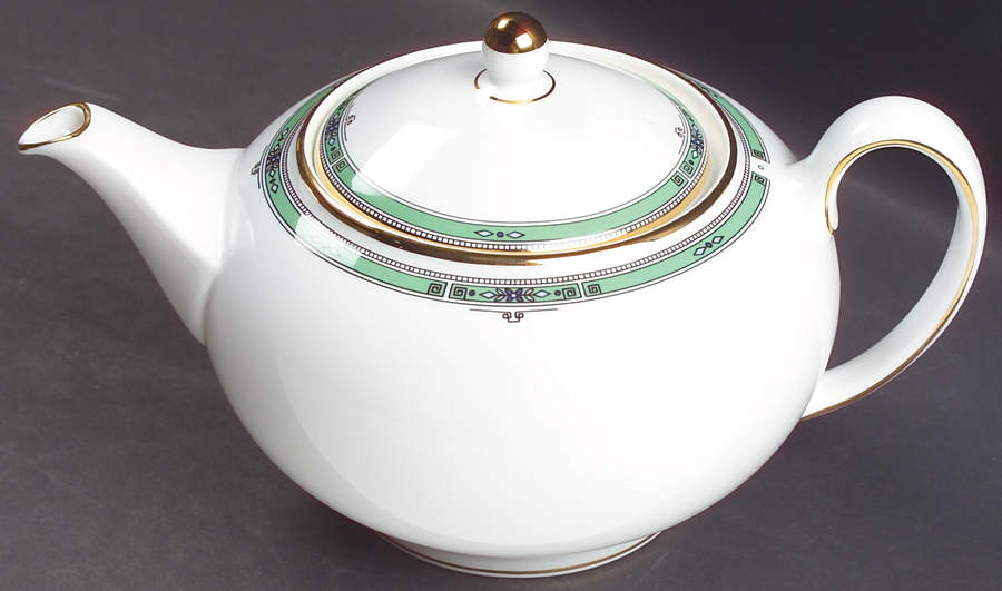 Jade Teapot & Lid by Wedgwood-1
