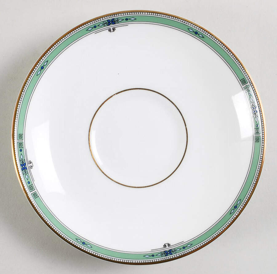 Jade Saucer for Leigh Shape Footed Cup by Wedgwood-1
