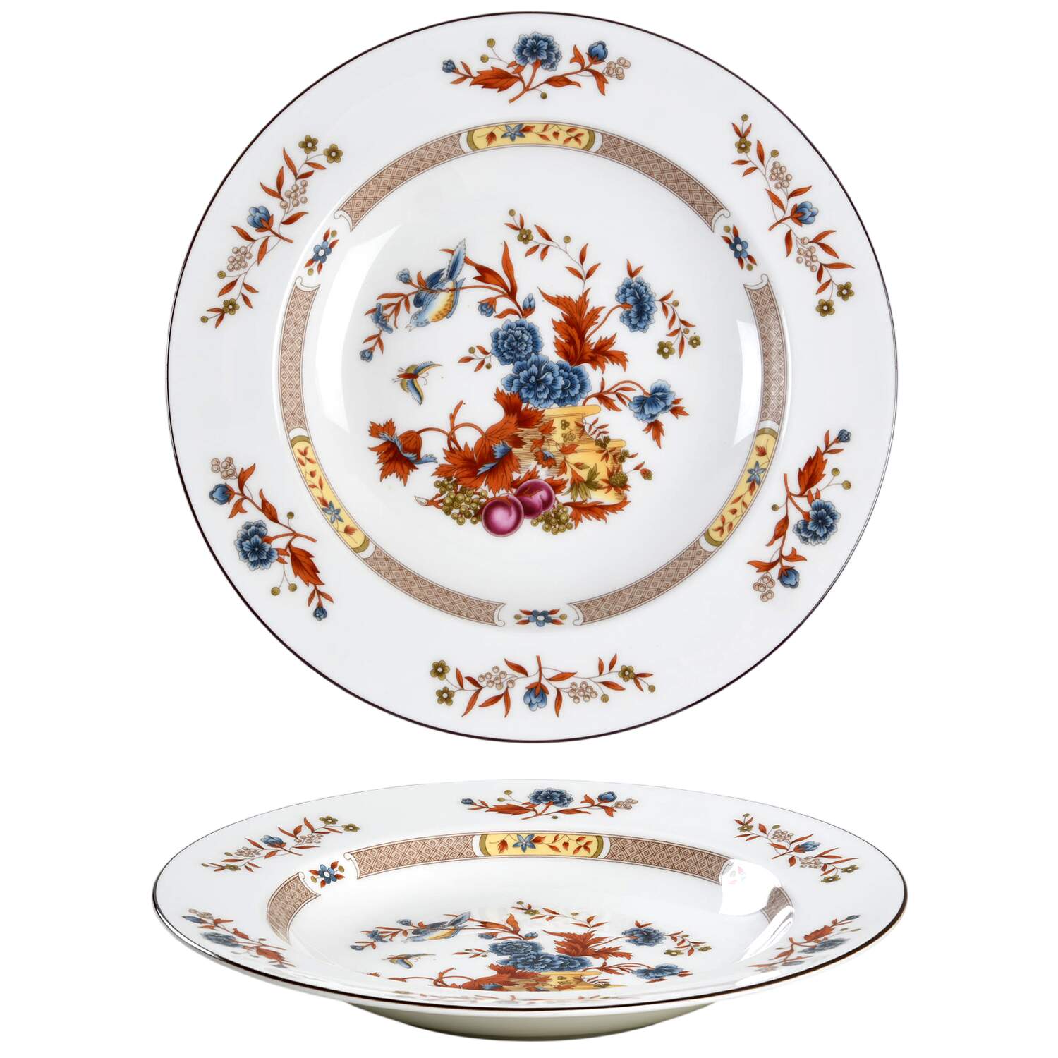 Jamestown Large Rim Soup Bowl by Wedgwood-1