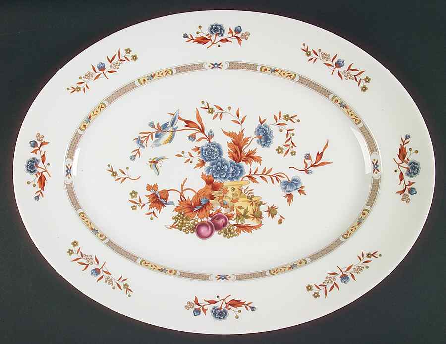 Jamestown 17" Oval Serving Platter by Wedgwood-1