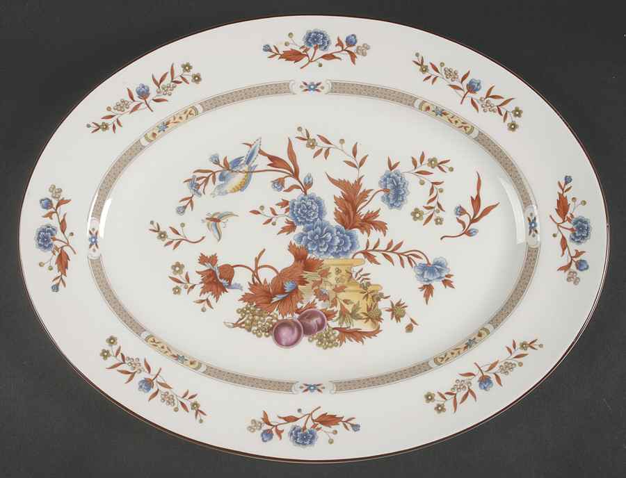 Jamestown 15" Oval Serving Platter by Wedgwood-1
