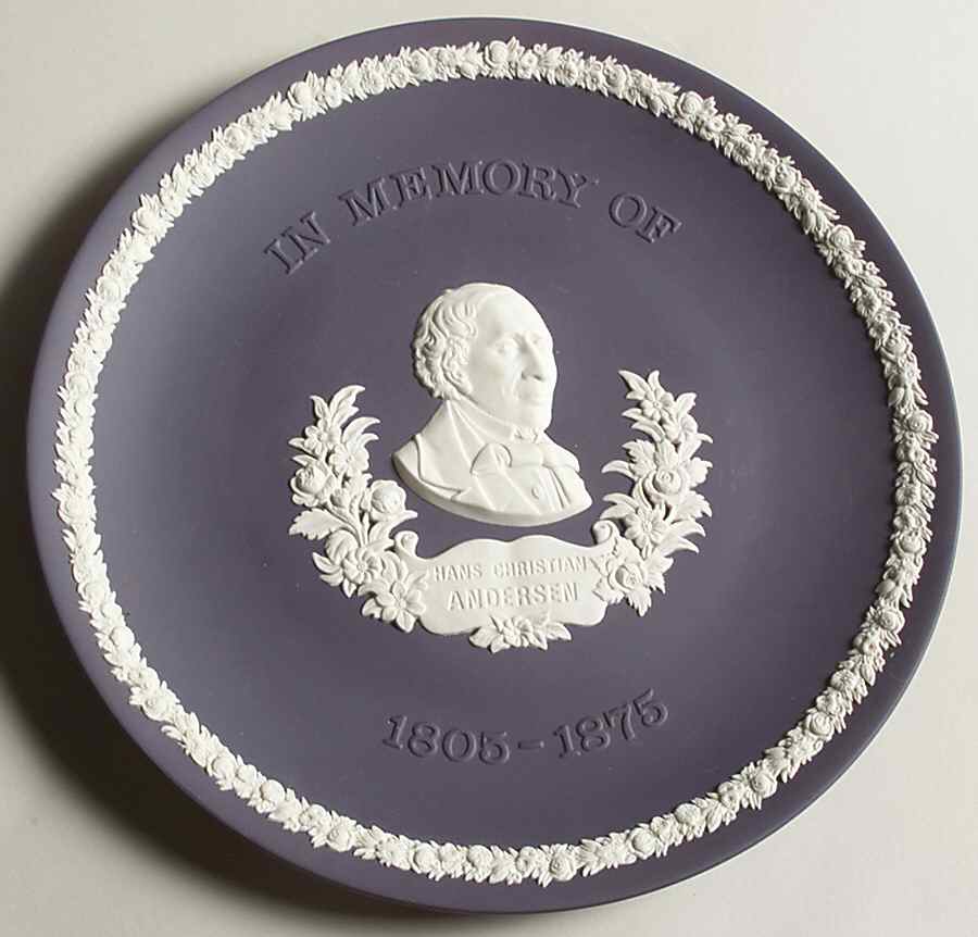 Cream Color on Portland Blue Jasperware Collector Plate by Wedgwood-1