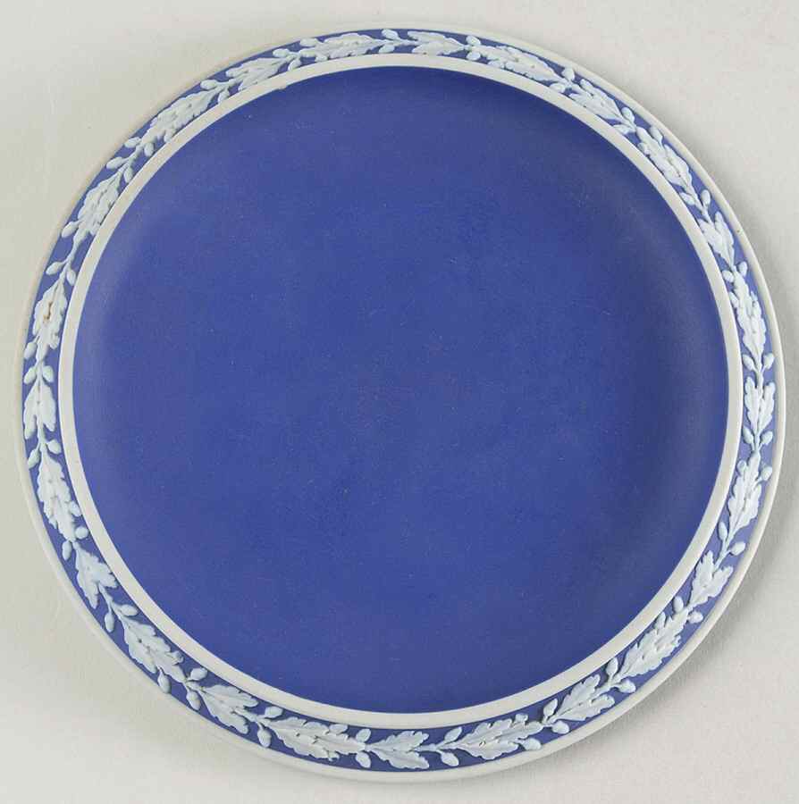 Cream Color on Wedgwood Blue Jasperware Tea Pot Trivet by Wedgwood-1