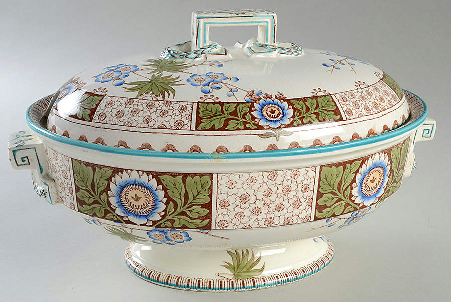 Japonica Sprigs Tureen &  Lid by Wedgwood-1