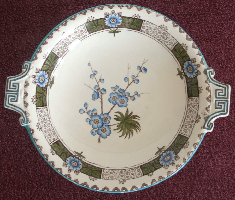 Japonica Sprigs Handled Cake Plate by Wedgwood-1