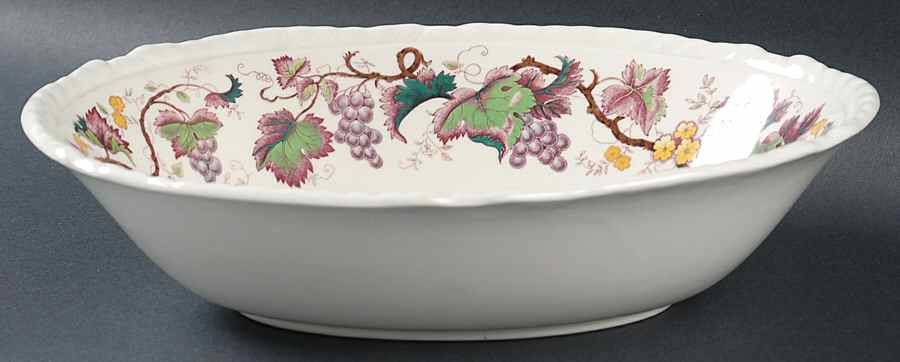 Jefferson Old Vine 9" Oval Vegetable Bowl by Wedgwood-1