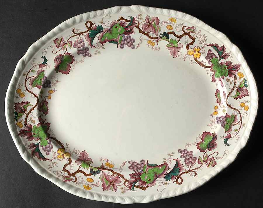 Jefferson Old Vine 13" Oval Serving Platter by Wedgwood-1