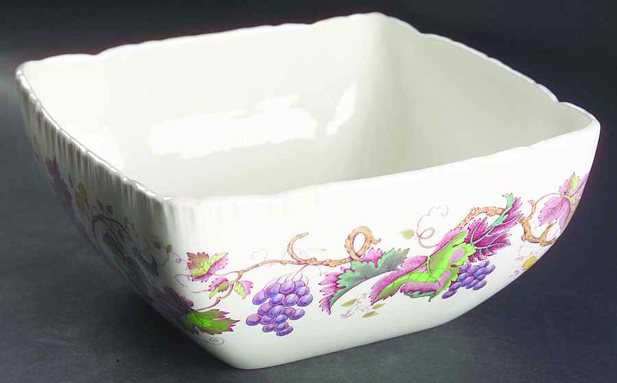 Jefferson Vine 9" Square Salad Serving Bowl by Wedgwood-1