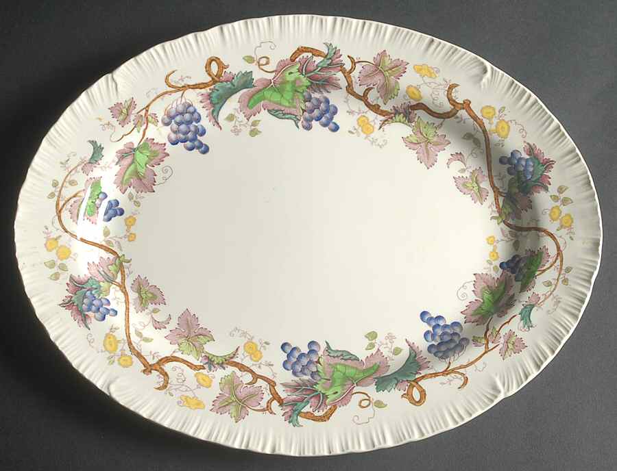 Jefferson Vine 14" Oval Serving Platter by Wedgwood-1