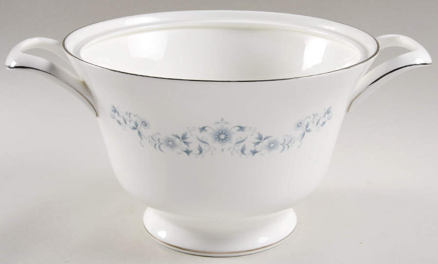 Josephine Blue Tureen No Lid by Wedgwood-1
