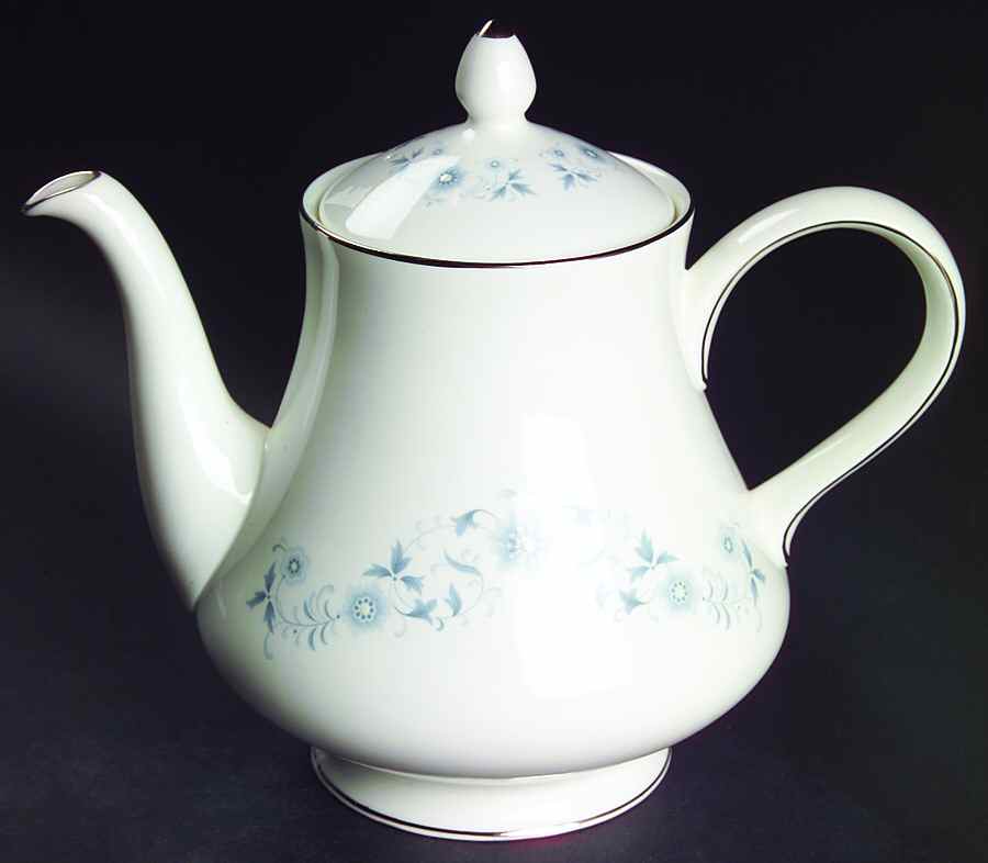 Josephine Blue Teapot & Lid by Wedgwood-1