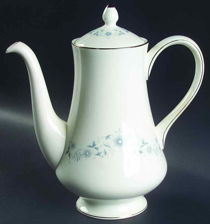 Josephine Blue Coffee Pot & Lid by Wedgwood-1
