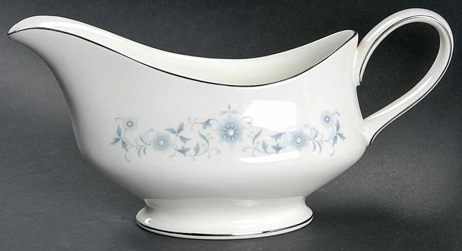 Josephine Blue Gravy Boat by Wedgwood-1