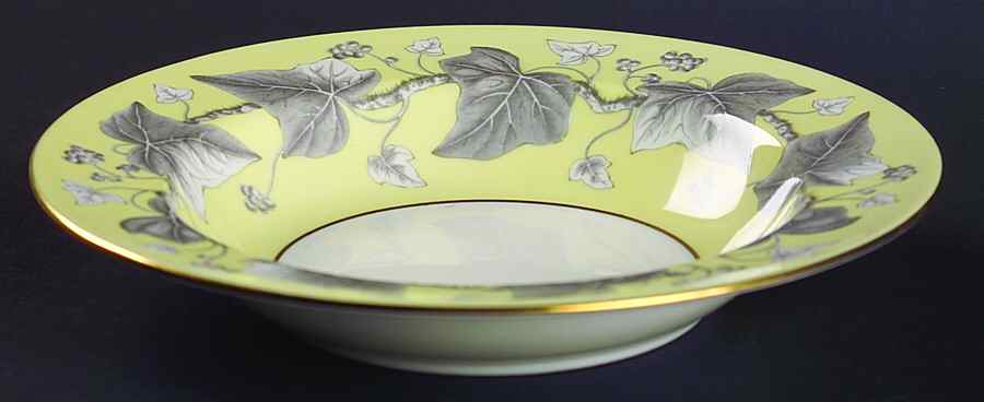 Josephine Yellow Rim Soup Bowl by Wedgwood-1