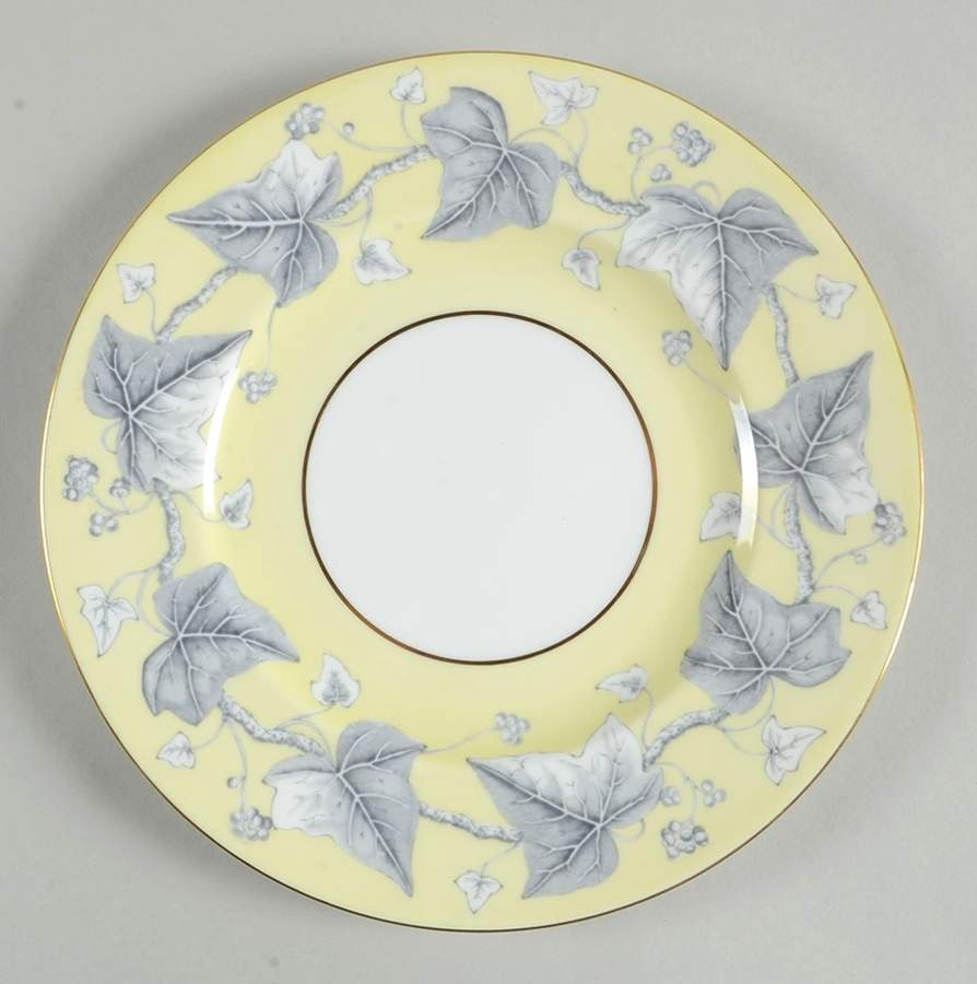 Josephine Yellow Luncheon Plate by Wedgwood-1