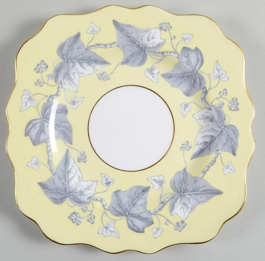 Josephine Yellow Square Luncheon Plate by Wedgwood-1