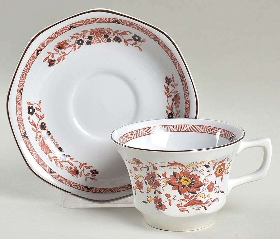 Kashmar Flat Cup & Saucer Set by Wedgwood-1