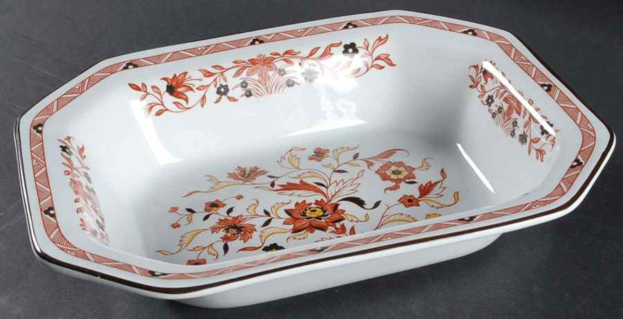 Kashmar 10" Oval Vegetable Bowl by Wedgwood-1