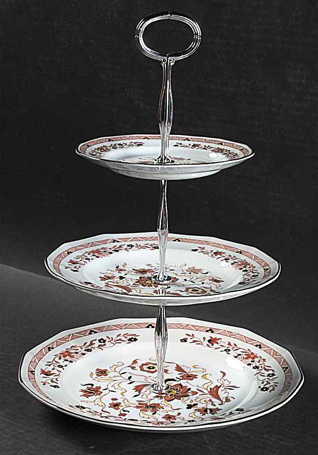 Kashmar 13 7/8"-14 1/4" 3-Tiered Serving Tray(DP,SP,BB) HC by Wedgwood-1