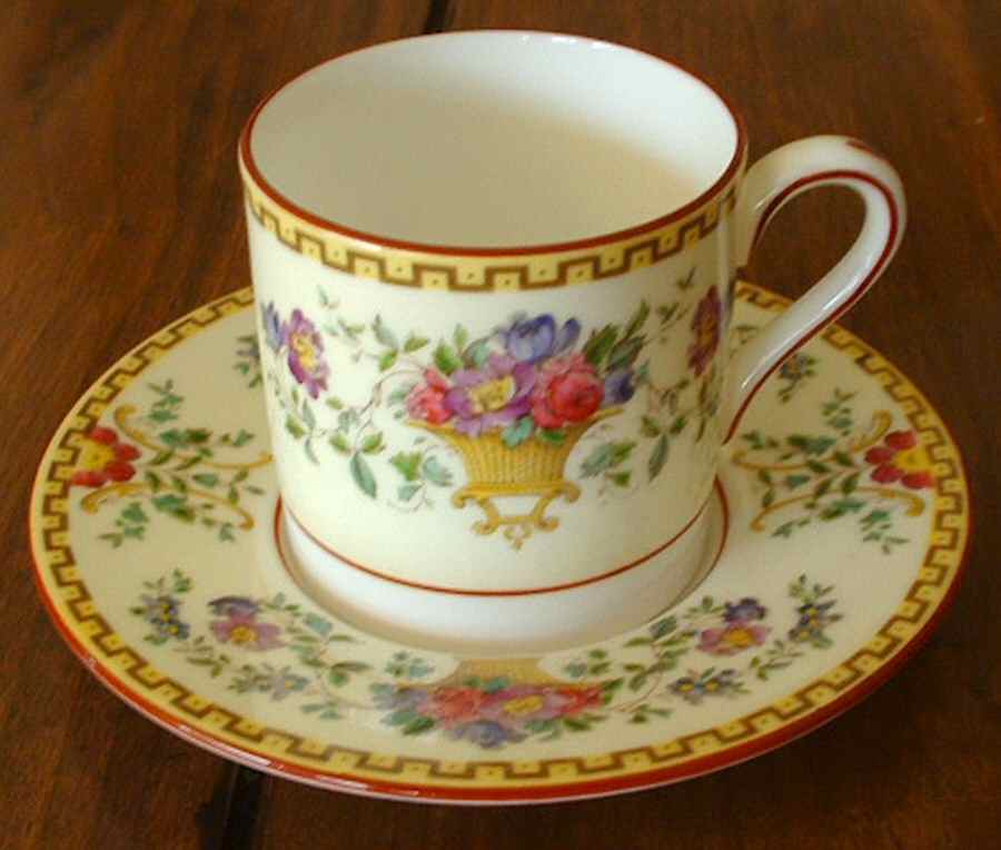 Killarney Flat Demitasse Cup & Saucer Set by Wedgwood-1