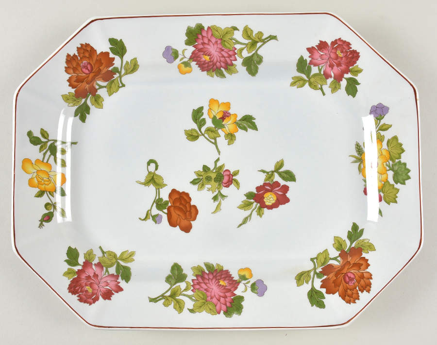 Kimono 13" Oval Serving Platter by Wedgwood-1