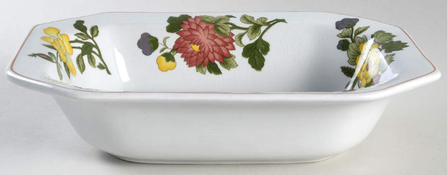 Kimono 9" Oval Vegetable Bowl by Wedgwood-1