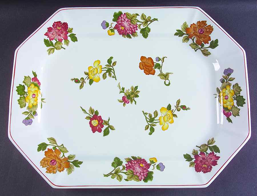 Kimono 16" Oval Serving Platter by Wedgwood-1