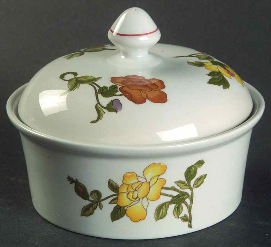 Kimono Butter Box & Lid by Wedgwood-1