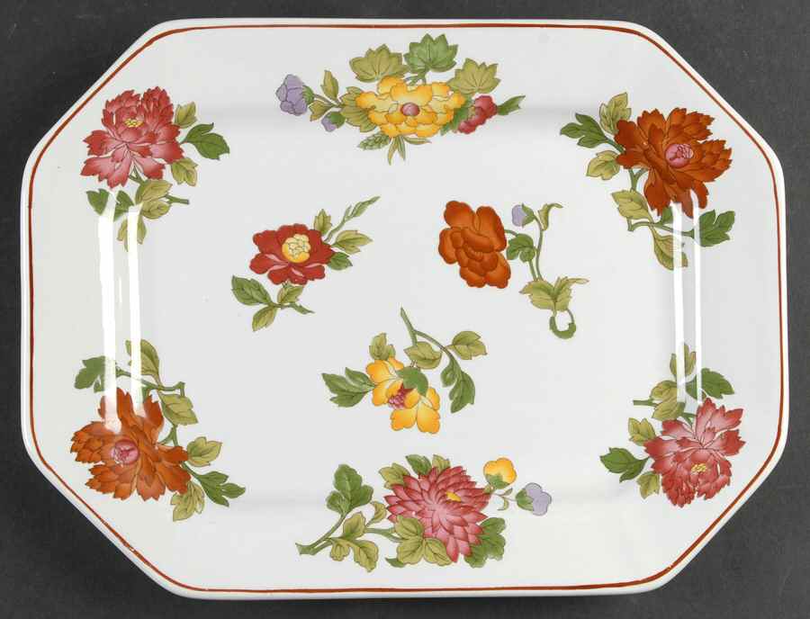 Kimono 12" Oval Serving Platter by Wedgwood-1