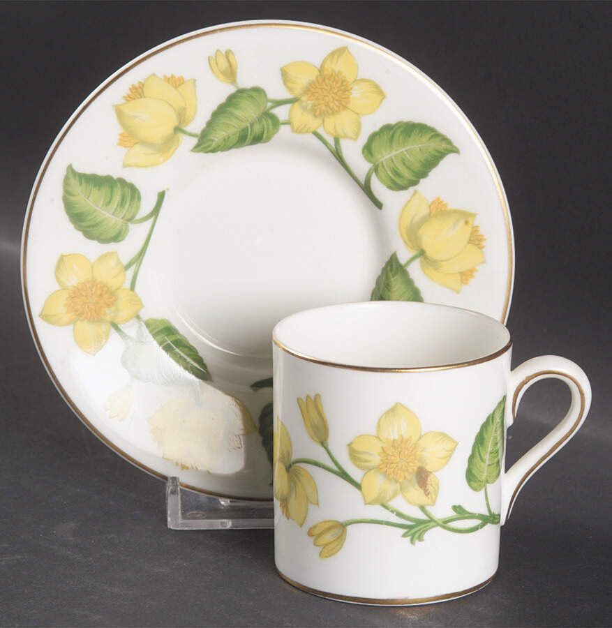 Kingcup Bond Shape Demitasse Cup and Saucer Set by Wedgwood-1