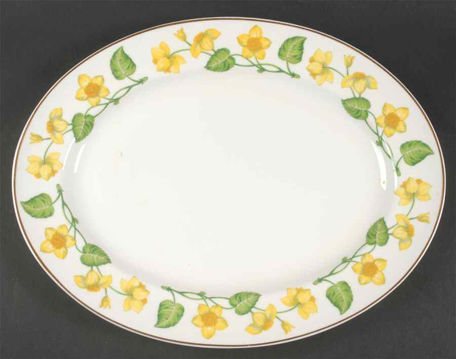Kingcup 15" Oval Serving Platter by Wedgwood-1