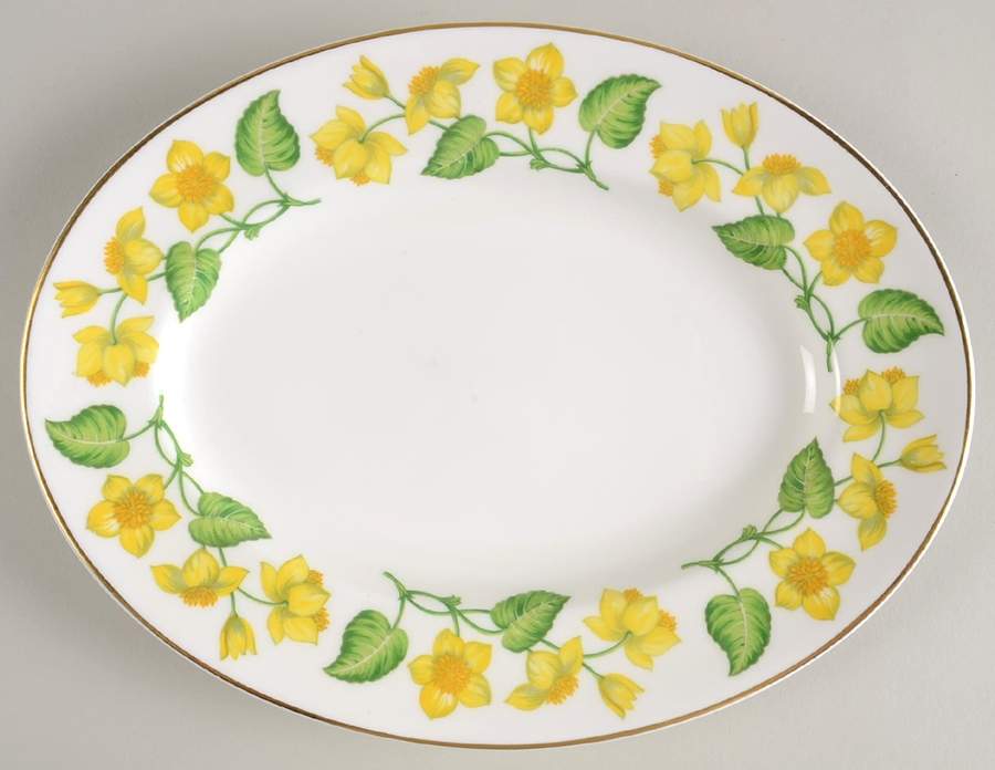 Kingcup 11" Oval Serving Platter by Wedgwood-1
