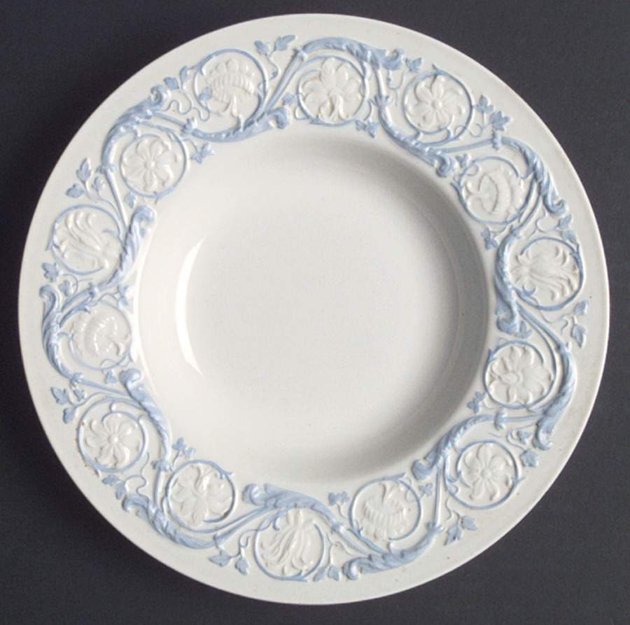 Kingston Blue Rim Soup Bowl by Wedgwood-1