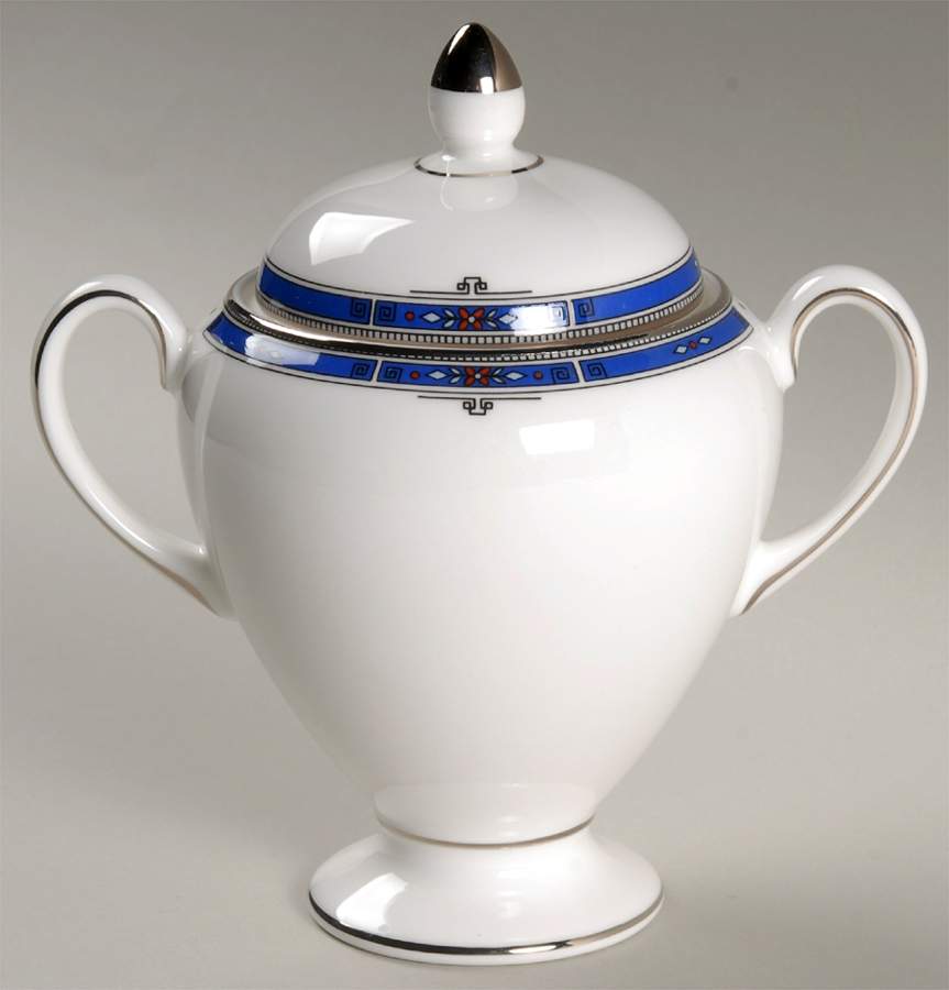 Kingsbridge Globe Shape Sugar Bowl & Lid by Wedgwood-1