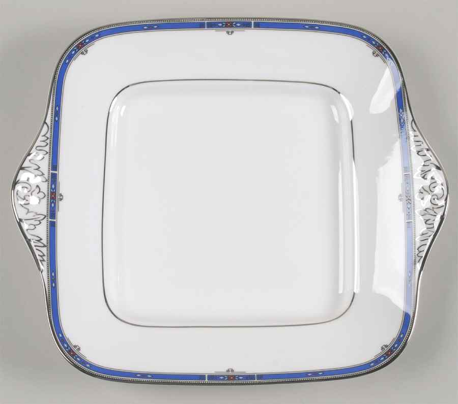 Kingsbridge Square Handled Cake Plate by Wedgwood-1