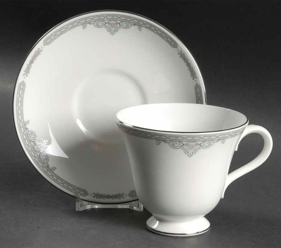 Kingsgate Footed Cup & Saucer Set by Wedgwood-1