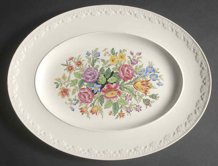 Kirkstone 15" Oval Serving Platter by Wedgwood-1