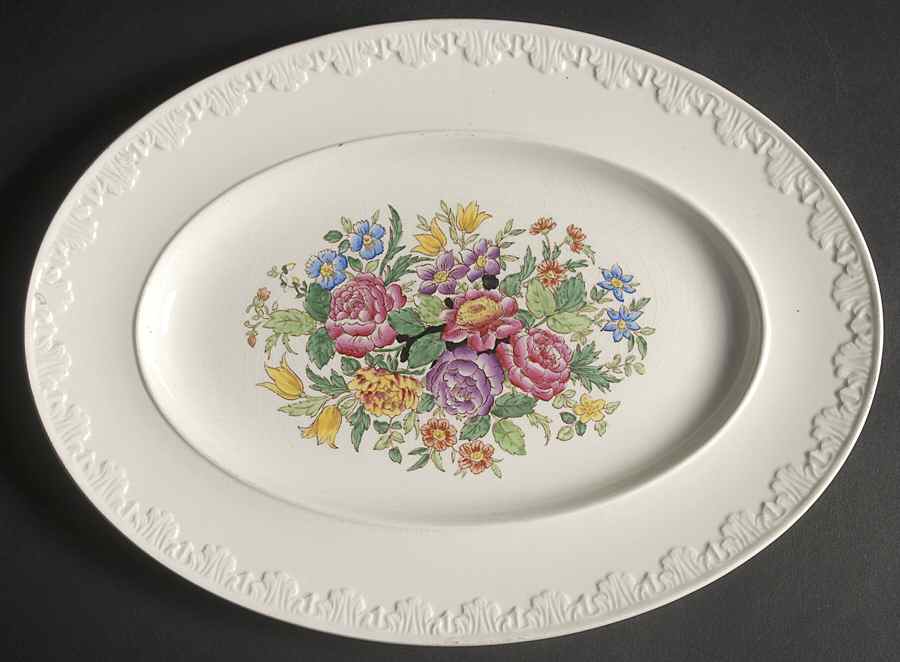 Kirkstone 12" Oval Serving Platter by Wedgwood-1