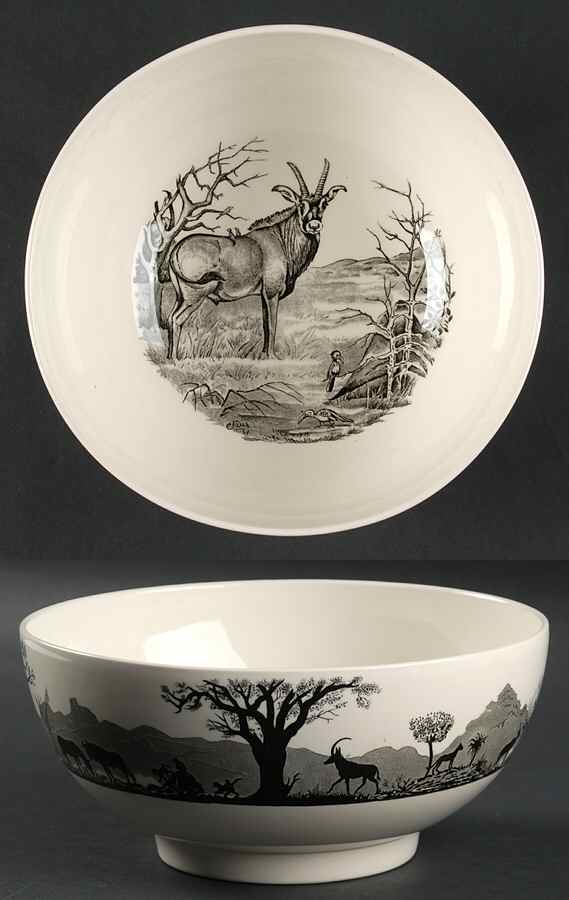 Kruger National Park Kruger Park Stamp 8" Round Vegetable Bowl by Wedgwood-1
