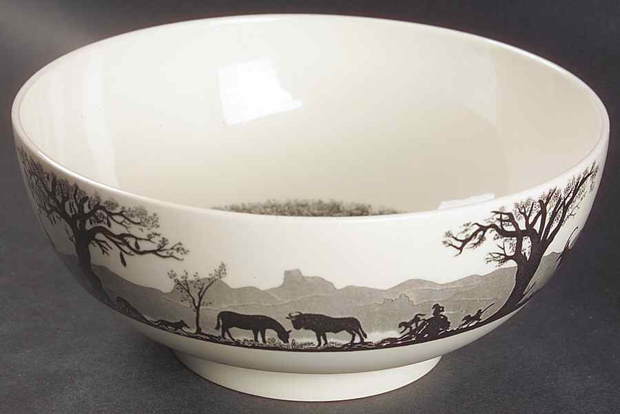 Kruger National Park Kruger Park Stamp 8" Round Vegetable Bowl by Wedgwood-1