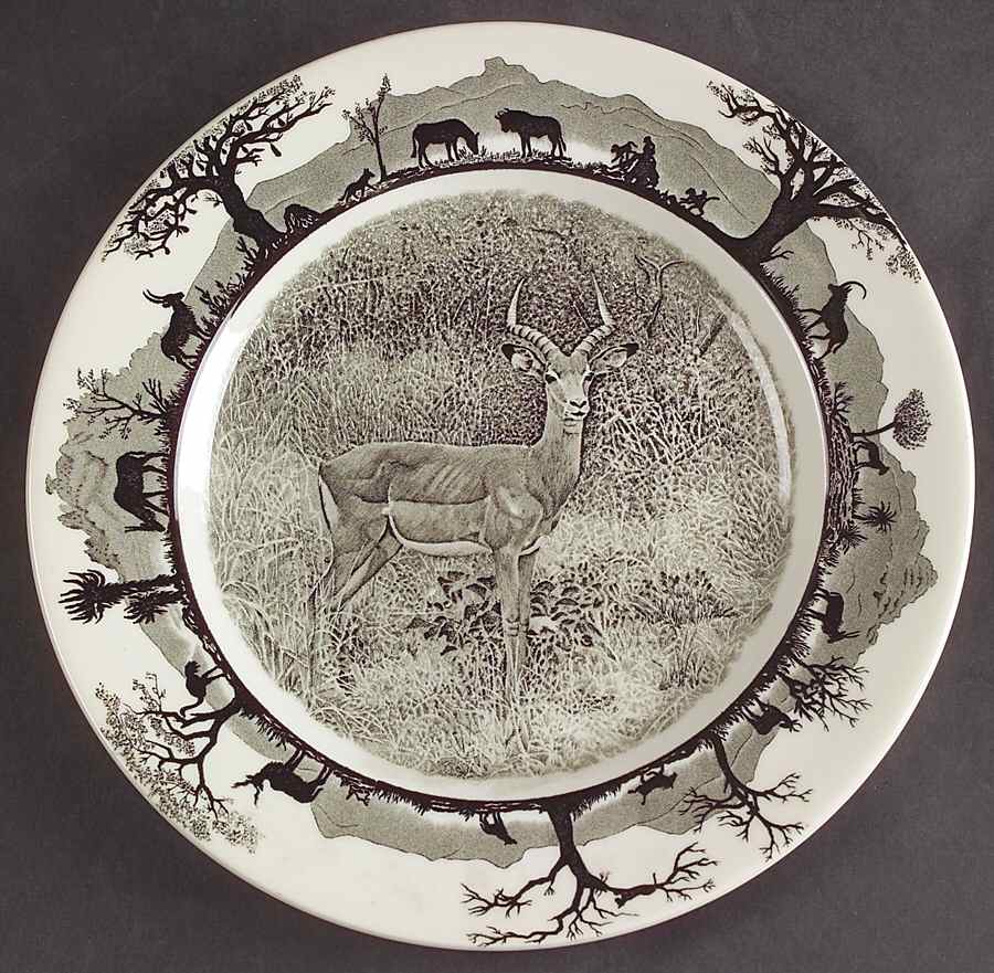 Kruger National Park Kruger Park Stamp Salad Plate by Wedgwood-1